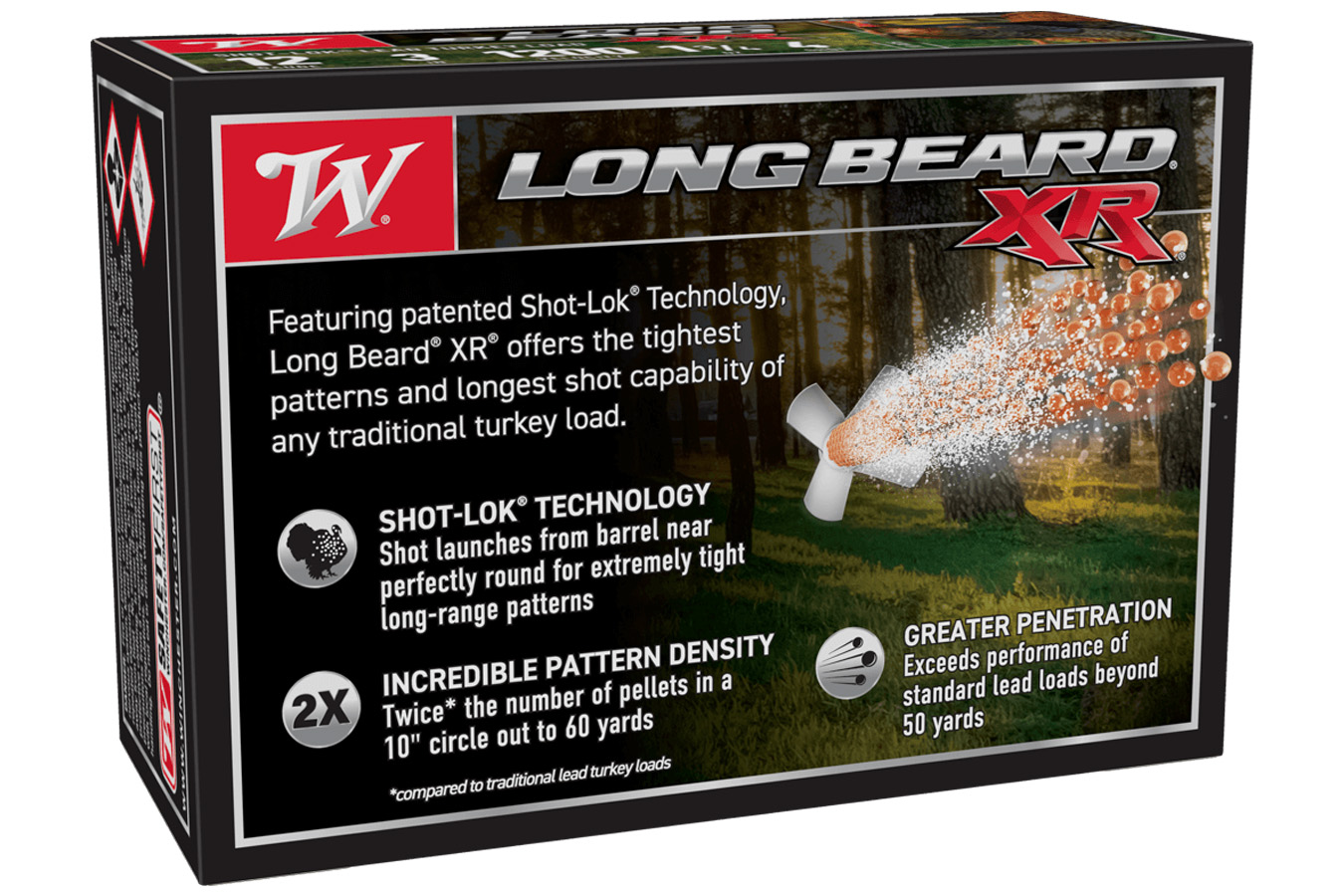 WINCHESTER AMMO 12 Ga 3 in 1-3/4 oz #4 Long Beard XR 10/Box